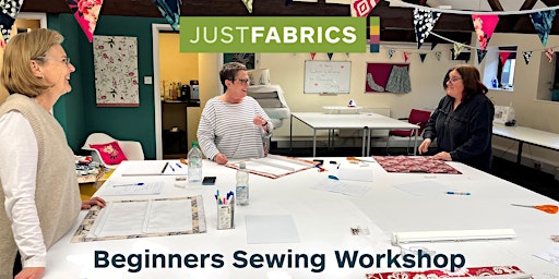 Just Fabrics Beginners Sewing Workshop - 9th June 2024 primary image