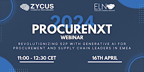 ProcureNxt Webinar EMEA