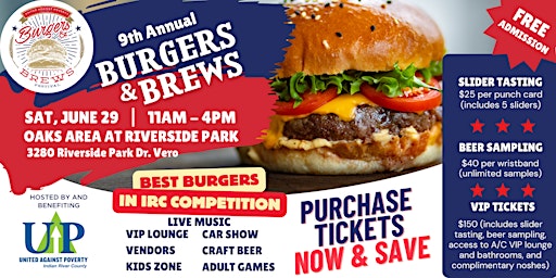 Immagine principale di Burgers & Brews 2024 