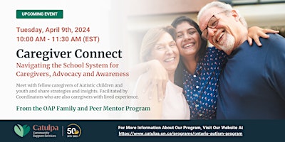Imagem principal do evento OAP Family and Peer Mentor Care Connect
