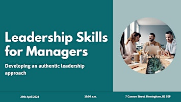 Leadership Skills for Managers: Developing a Leadership Approach primary image