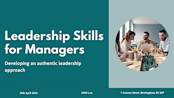 Immagine principale di Leadership Skills for Managers: Developing a Leadership Approach 