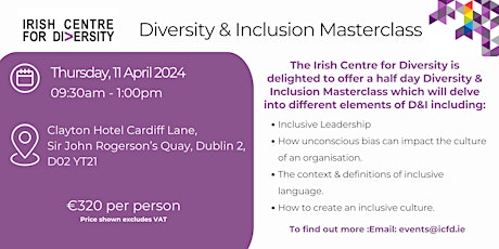 Diversity & Inclusion Masterclass