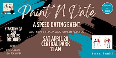 Imagem principal do evento Paint and Date - A Fundraiser (More Tickets)