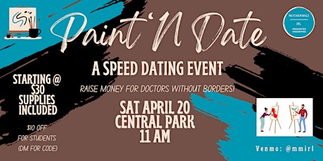 Paint and Date - A Fundraiser