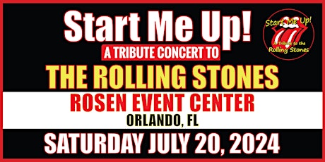 Start Me Up! A Tribute Concert To The Rolling Stones