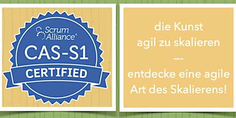 Certified Agile Skills-Scaling1 CAS-S1® der Scrum Alliance® -online de primary image