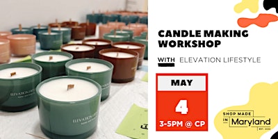 Imagem principal de Candle Making Workshop w/Elevation Lifestyle