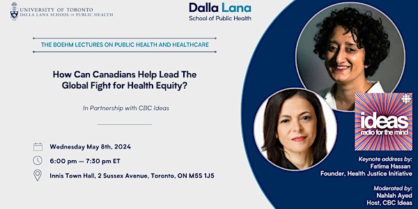 How Can Canadians Help Lead The Global Fight for Health Equity?