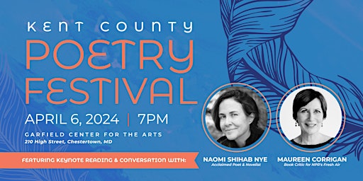 15th Annual Kent County Poetry Festival - MAIN EVENT primary image