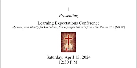 LEARNING EXPECTATIONS CONFERENCE