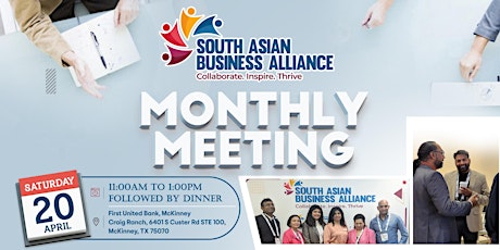 SABA Monthly Meeting - April