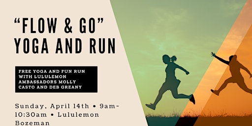 Hauptbild für Flow & Go - a free, low key yoga and fun run event!