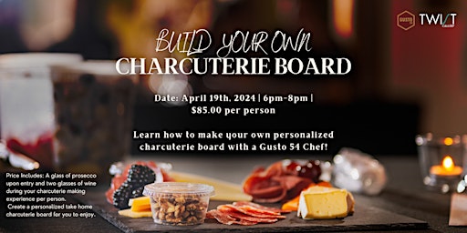 Imagen principal de Build Your Own Charcuterie Board With a Gusto 54 Chef!