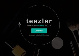 Free cosmetics sampling platform teezler.com accepts first members! primary image