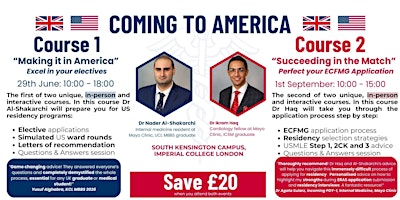 Imagem principal de Coming to America: In-person Courses