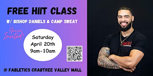 FREE HIIT Class with Camp Sweat @ Fabletics Crabtree primary image