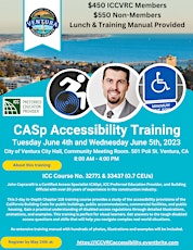 ICCVRC Two Day Accessibility Training/ CASp Exam Preparation