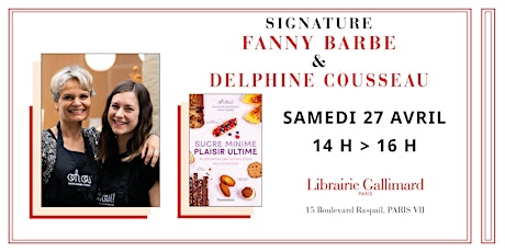 Cuisine : Fanny Barbe & Delphine Cousseau à la librairie Gallimard