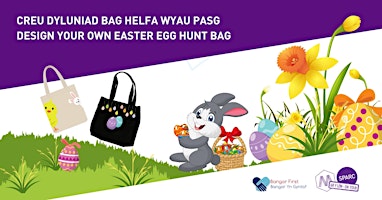 Creu Dyluniad Bag Helfa Wyau Pasg - Design Your Own Easter Egg Hunt Bag primary image