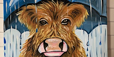 Highlander cow paint party  primärbild