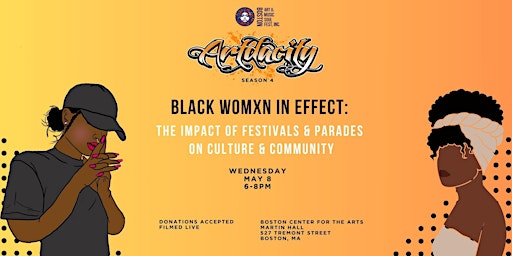 Imagem principal do evento ArtDacity: Black Womxn in Effect