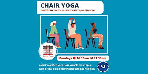 Imagem principal do evento Chair Yoga at Duncan Place