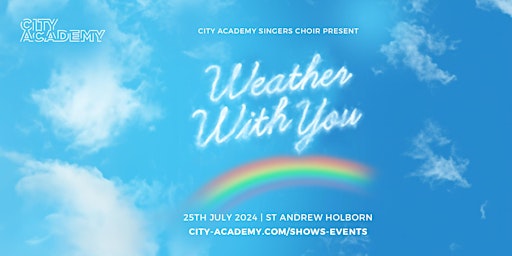 The City Academy Singers | Weather With You  primärbild