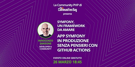 App Symfony in produzione senza pensieri con GitHub Actions・PHP TCB 4 primary image