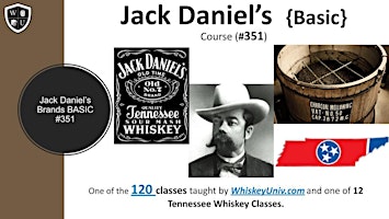 Jack Daniel's Brands Tasting Class B.Y.O.B. (Course #351) primary image