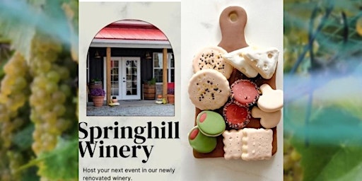 Primaire afbeelding van Vineyard Vibes & Charcuterie Cookie Decorating