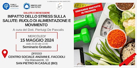 Immagine principale di IMPATTO DELLO STRESS SULLA SALUTE: RUOLO DI ALIMENTAZIONE E MOVIMENTO 