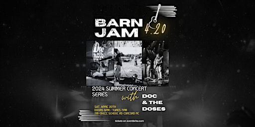 Primaire afbeelding van KICK OFF! Barn Jam Summer Concert Series