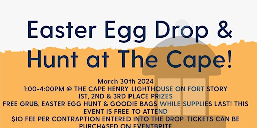 Imagem principal do evento Easter Egg Drop & Hunt at the Cape!