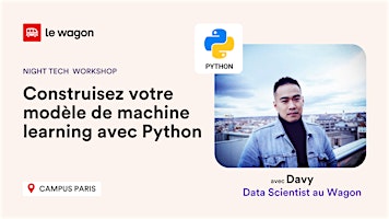 Night Tech - Construisez votre modèle de machine learning avec Python primary image