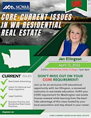 Core-Current Issues in Washington Residential Real Estate