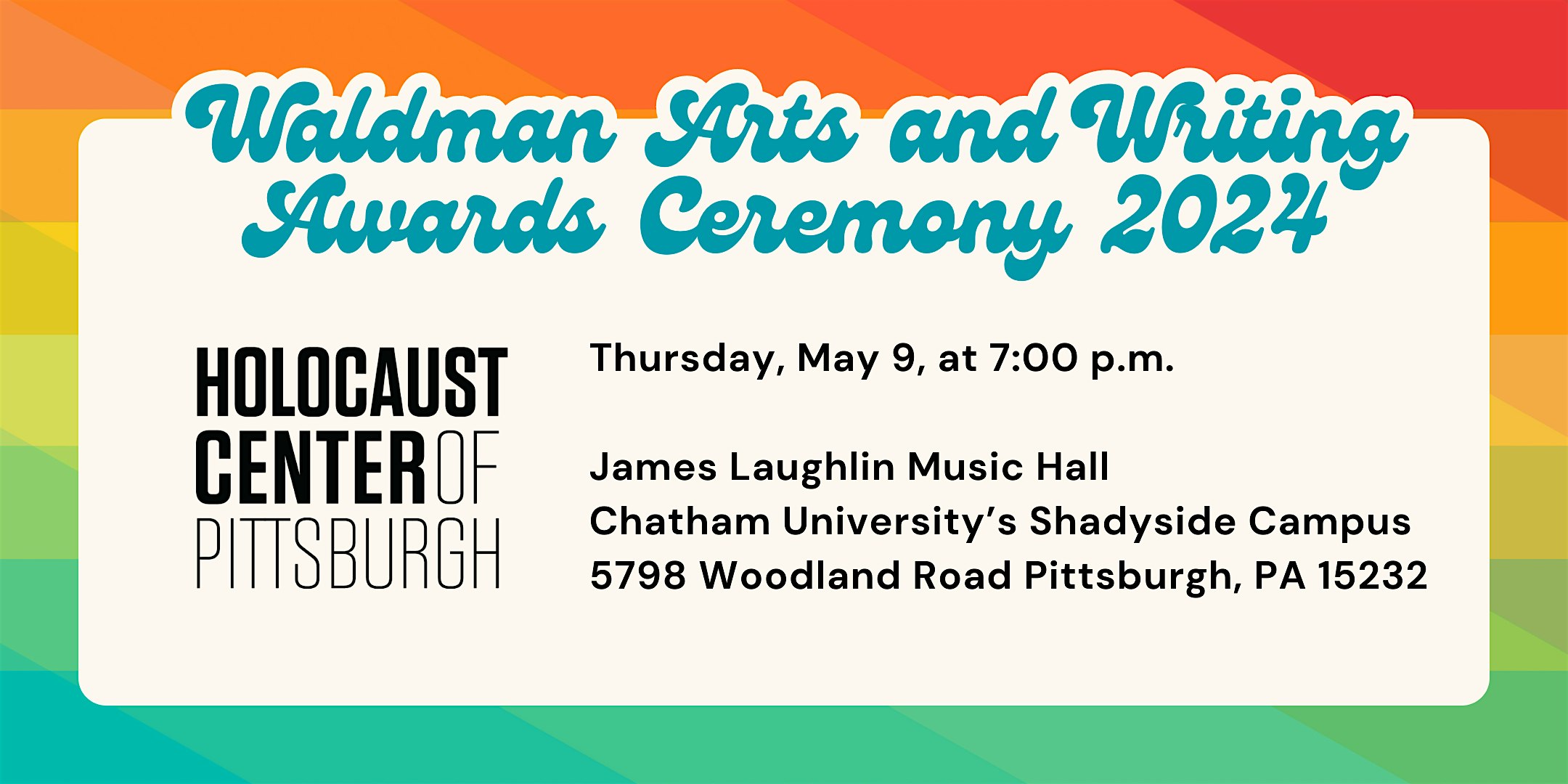 Waldman Arts and Writing Awards Ceremony 2024