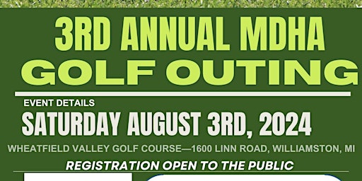 Michigan Dental Hygienists' Association's 3rd Annual Golf Fundraiser primary image