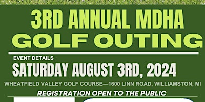 Primaire afbeelding van Michigan Dental Hygienists' Association's 3rd Annual Golf Fundraiser