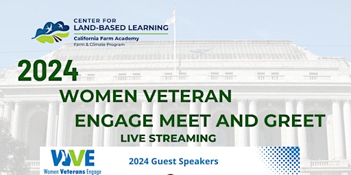 Imagem principal do evento 2024 Women Veteran Engage Meet and Greet