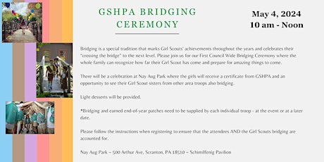 GSHPA Council Bridging Ceremony