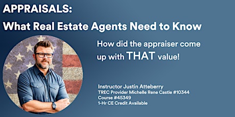 APPRAISALS: What real estate agents need to know!