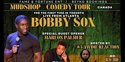 Primaire afbeelding van BOBBY SOX - MUD SHOP COMEDY TOUR CANADA - TORONTO