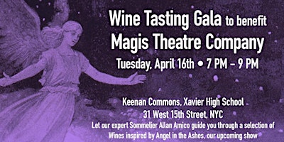 Imagen principal de Wine Tasting Gala to benefit Magis Theatre Company