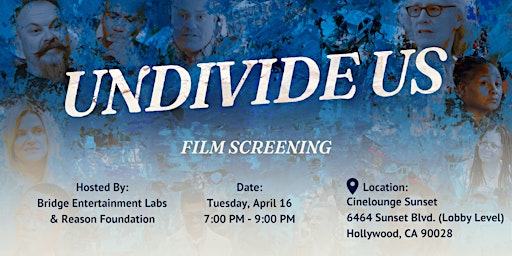 Imagen principal de LA Premiere of UNDIVIDE US