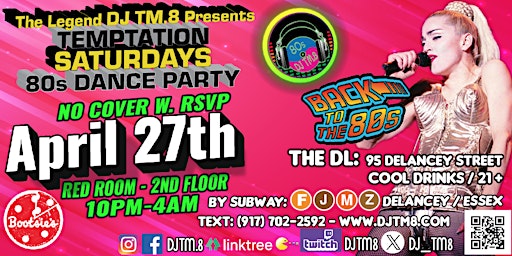 80s Dance Party.....Come and Dance all Your Worries Away! primary image