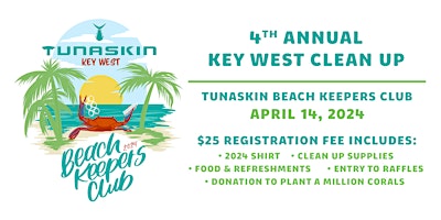 Imagem principal de 4th Annual Beach Keepers Club | KEY WEST ISLAND CLEAN UP