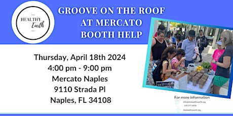 Groove on the Roof at the Mercato Booth Help