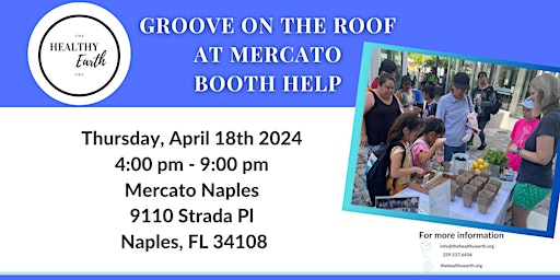 Image principale de Groove on the Roof at the Mercato Booth Help