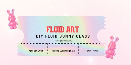 Imagem principal do evento DIY Fluid Bunny Painting Pop-up